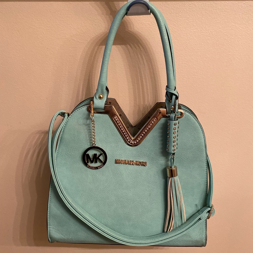 Turquoise MK Purse